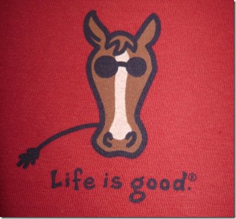 Life Is Good shirt